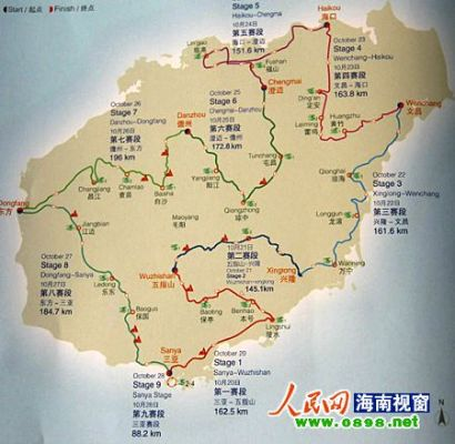 儋州海南岛自行车环岛比赛路线详解-第3张图片-www.211178.com_果博福布斯