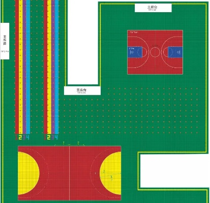 幼儿篮球场规格尺寸平面图打造健康童年，从篮球场开始