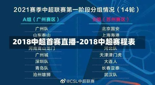 2018中超央视直播表 2018中超集锦-第1张图片-www.211178.com_果博福布斯